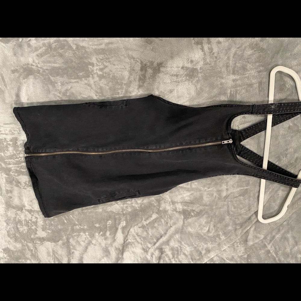 Black jean dress